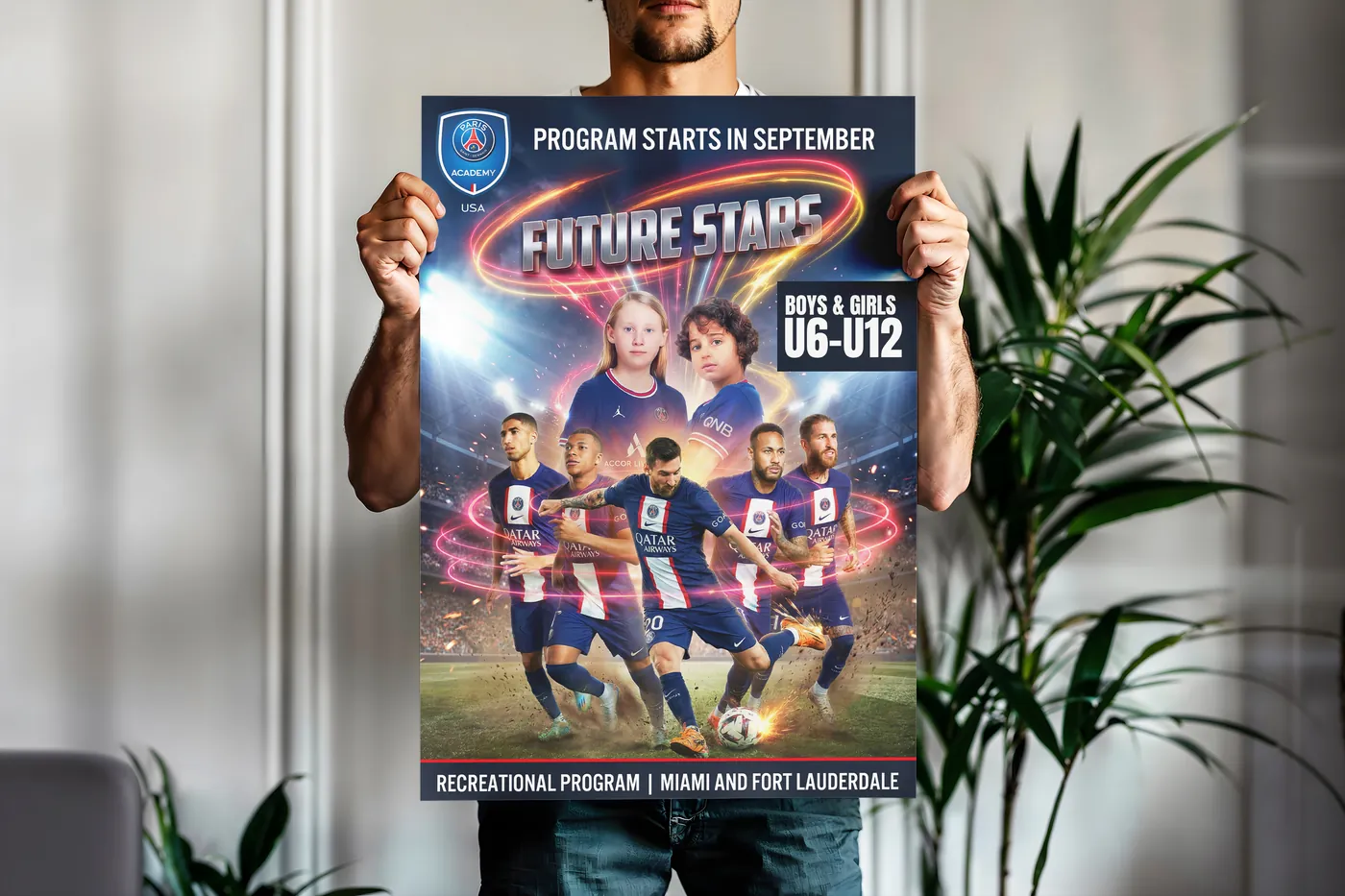 Affiche Future Stars pour PSG Academy USA