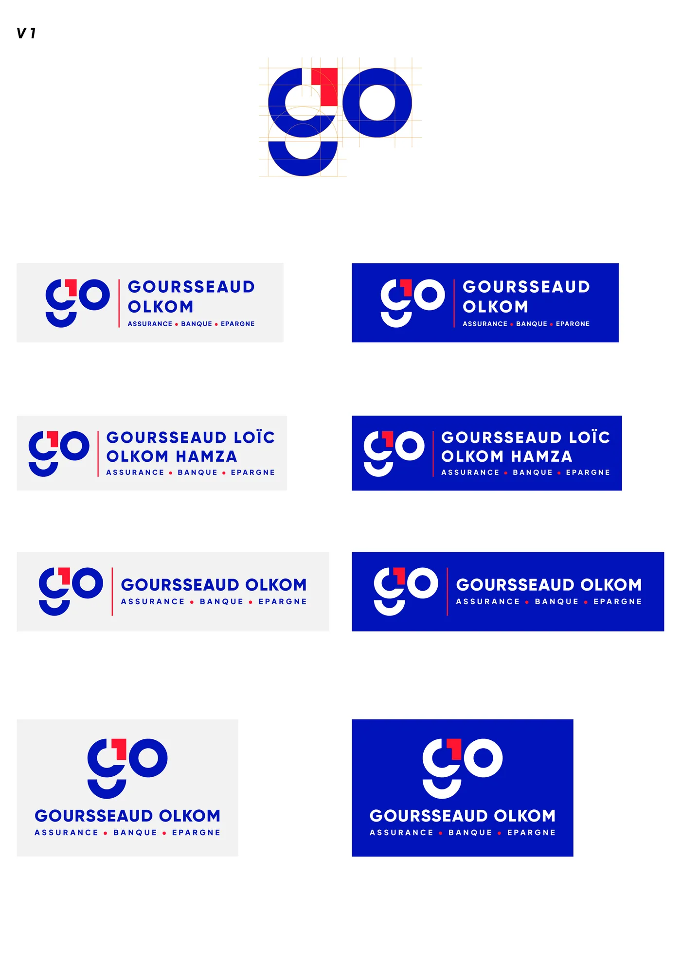 Logo Goursseaud Olkom et ses déclinaisons