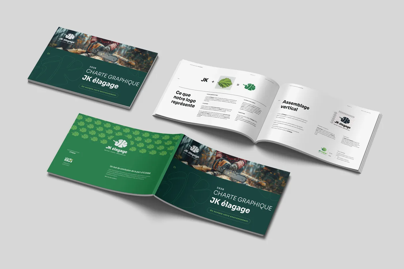 JK Élagage – Logo et charte graphique