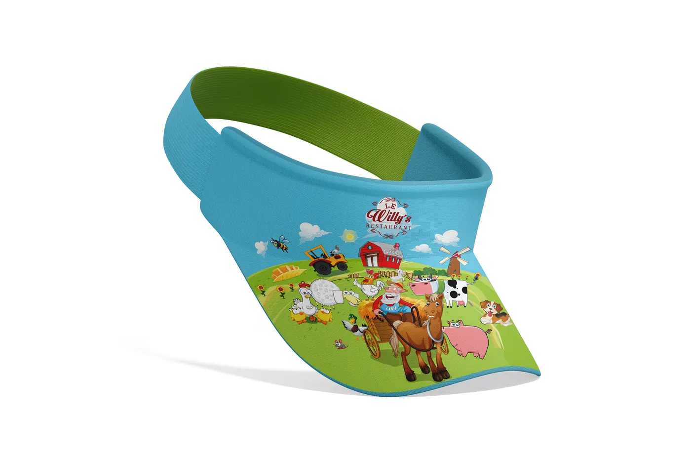 Casquette illustrée aux personnages du Willy’s