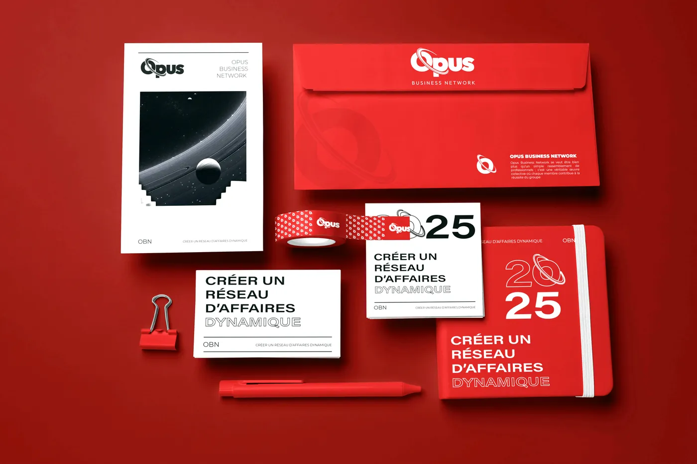 Papeterie Opus Business Network : enveloppes, cartes et documents