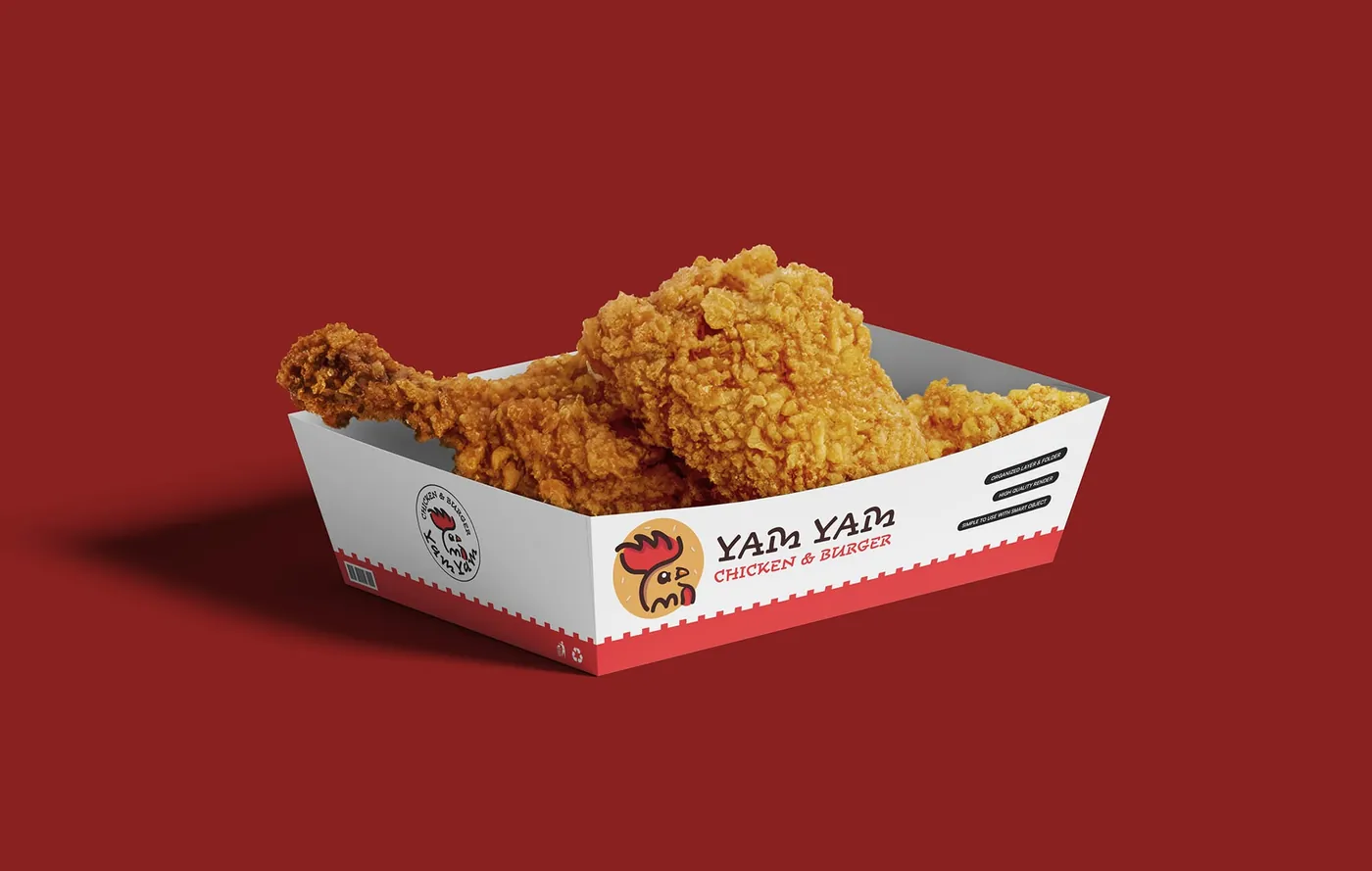 Barquette de poulet frit aux couleurs de Yam Yam